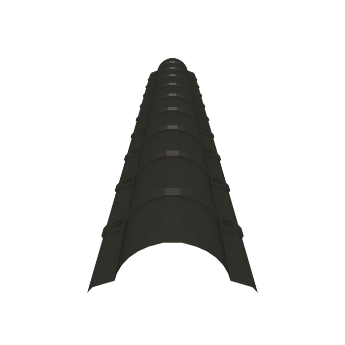 380mm VT Ridge 28G Charcoal Smooth — buy online in Kenya