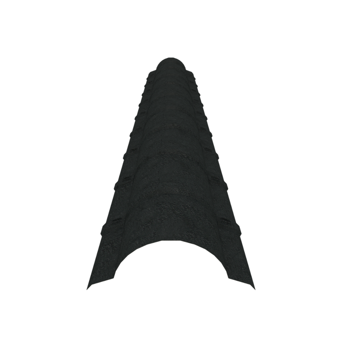380mm VT Ridge 28G Charcoal Textured